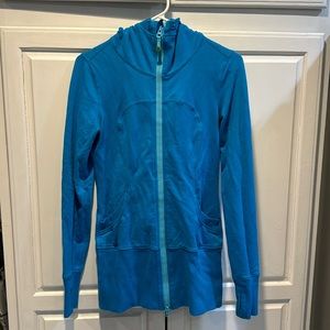 Lululemon long zip-up scuba, size 6